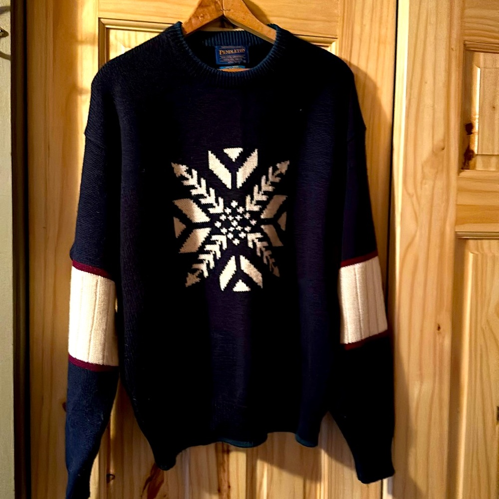 Pendleton 100% wool sweater men’s large